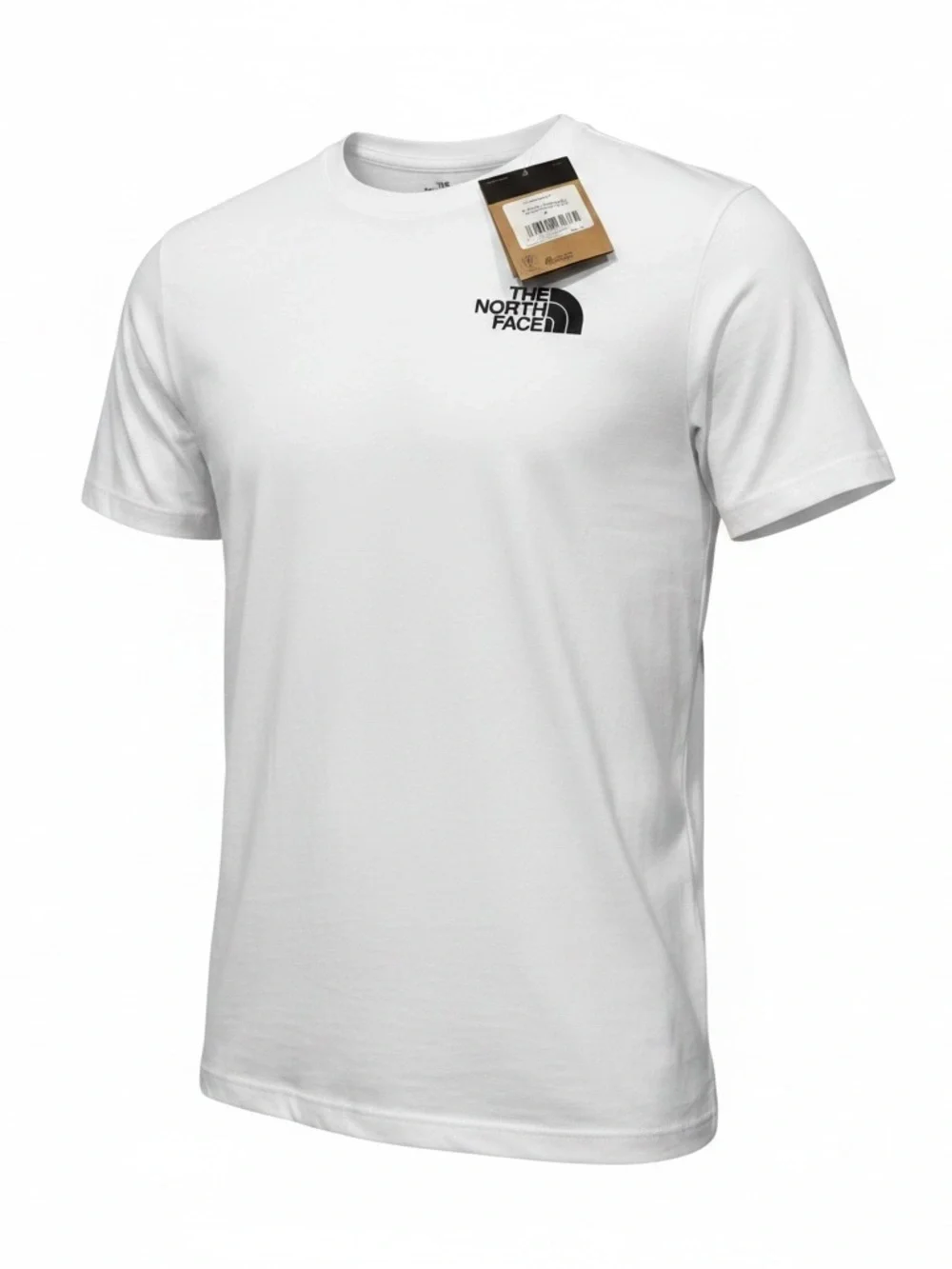 Men's The North Face Crew Neck Boxy Tee White T-Shirt Size M